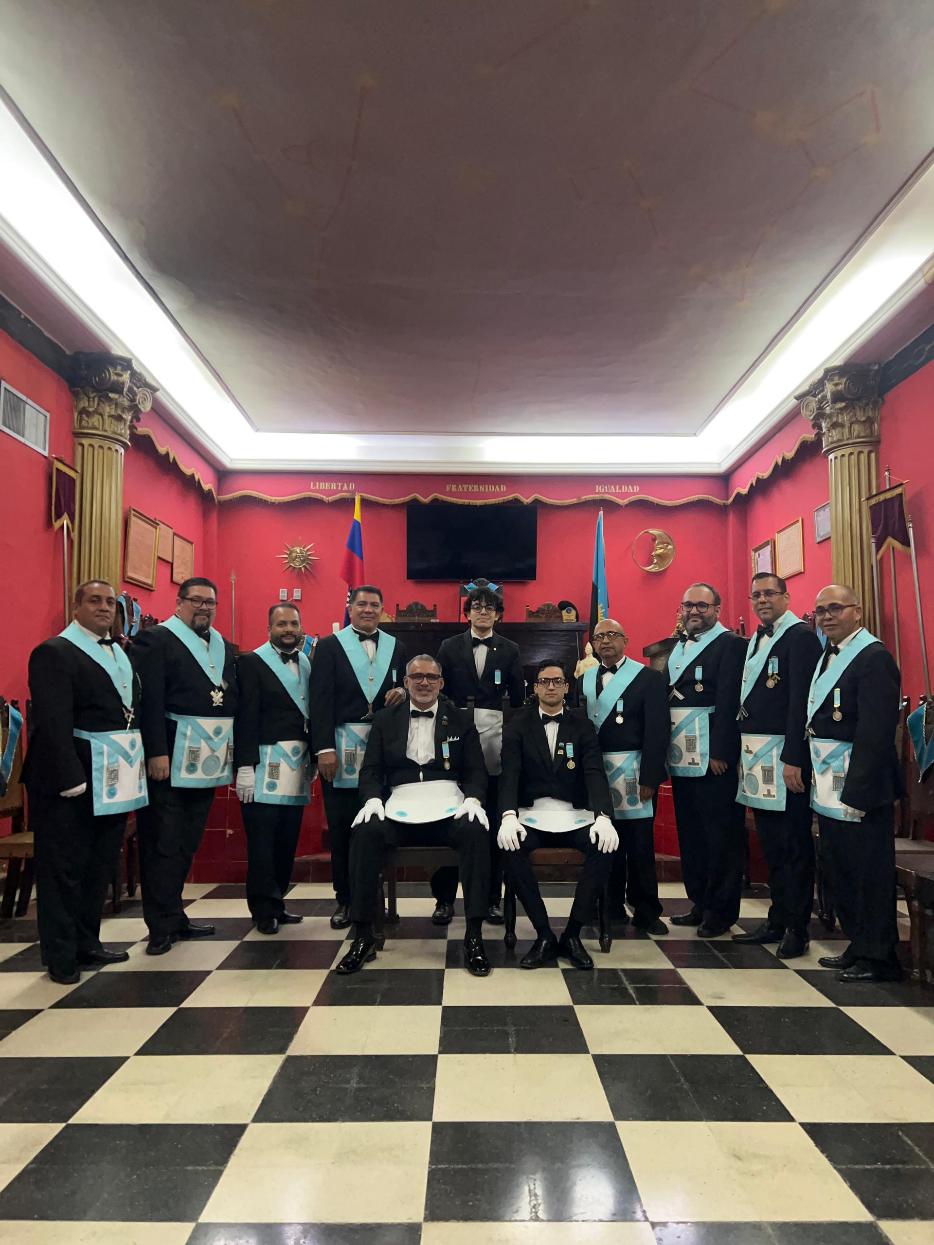 Celebramos la Tenida Magna de Pase a Segundo Grado de los Aprendices Entrados: Diego Palencia y Gustavo Barboza